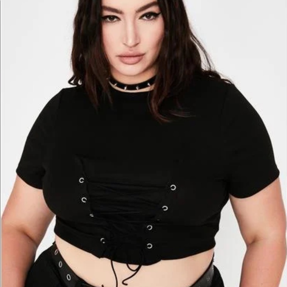 Black Crop Top (2x)